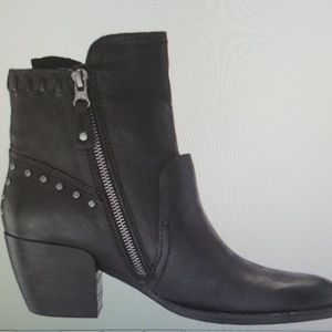 New OTNT Red Eye Leather Moto Bootie
